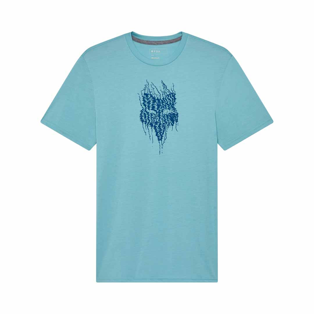 Fox Mens Bark Tech Tee (2025) in Vintage Wash Blue