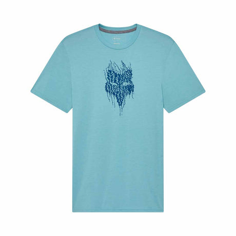 Fox Mens Bark Tech Tee (2025) in Vintage Wash Blue