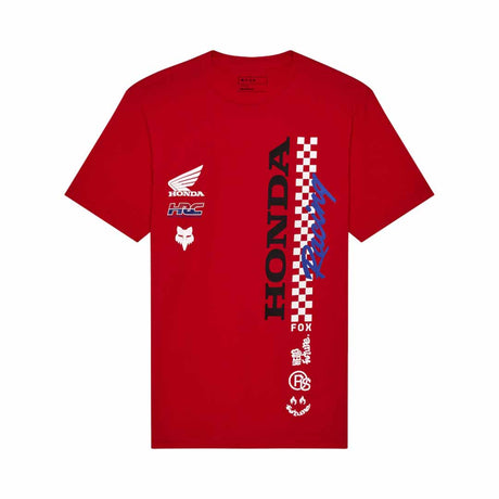 Fox Mens Honda Tee (2025) in Red