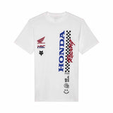 Fox Mens Honda Tee (2025) in Optic White