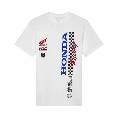 Fox Mens Honda Tee (2025) in Optic White