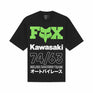 Fox Mens Kawasaki Oversized Tee (2025) in Black