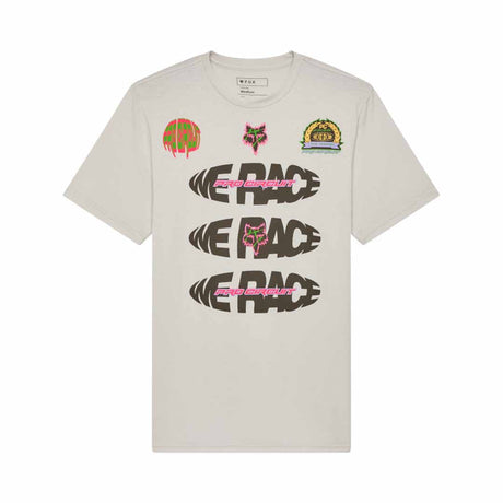 Fox Mens Pro Circuit Tee (2025) in Light Grey