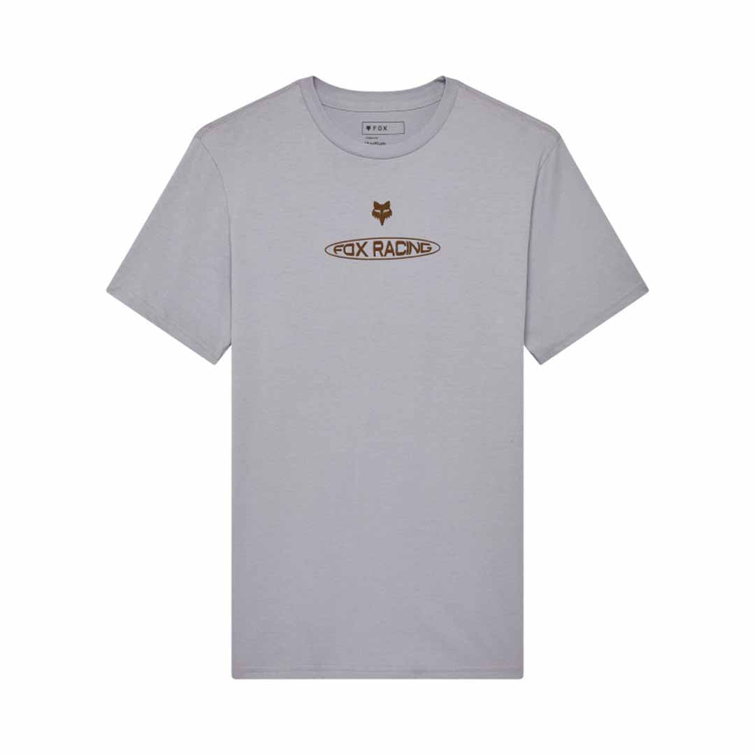 Fox Mens Planet Moto Premium Tee (2025) in Steel Grey