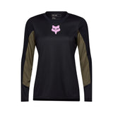 Fox Womens Defend Park Long Sleeve Jersey (2025)