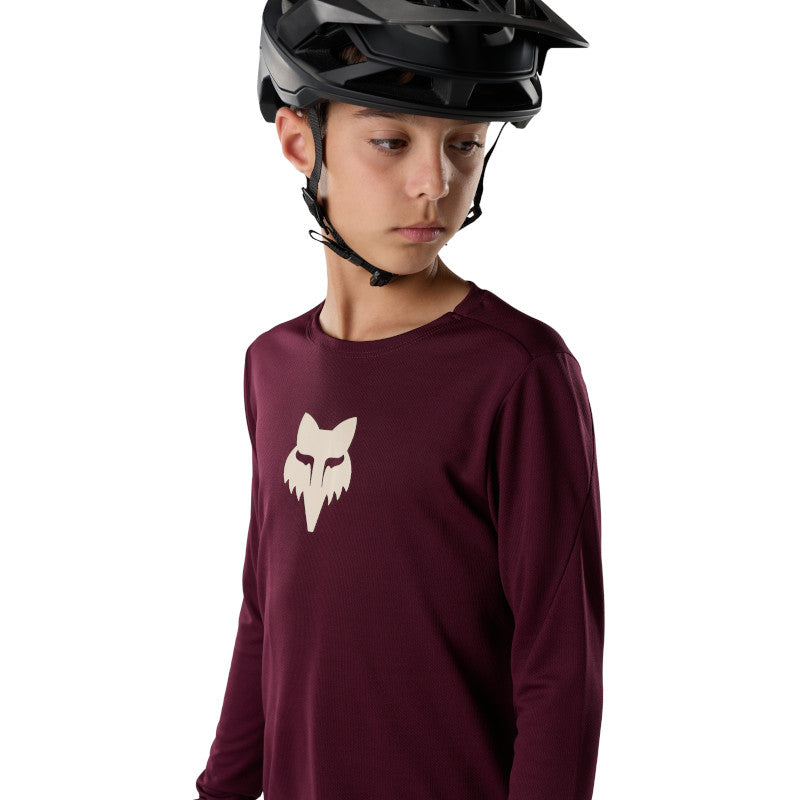 Fox Youth Ranger Long Sleeve Jersey Fox Head (2026)
