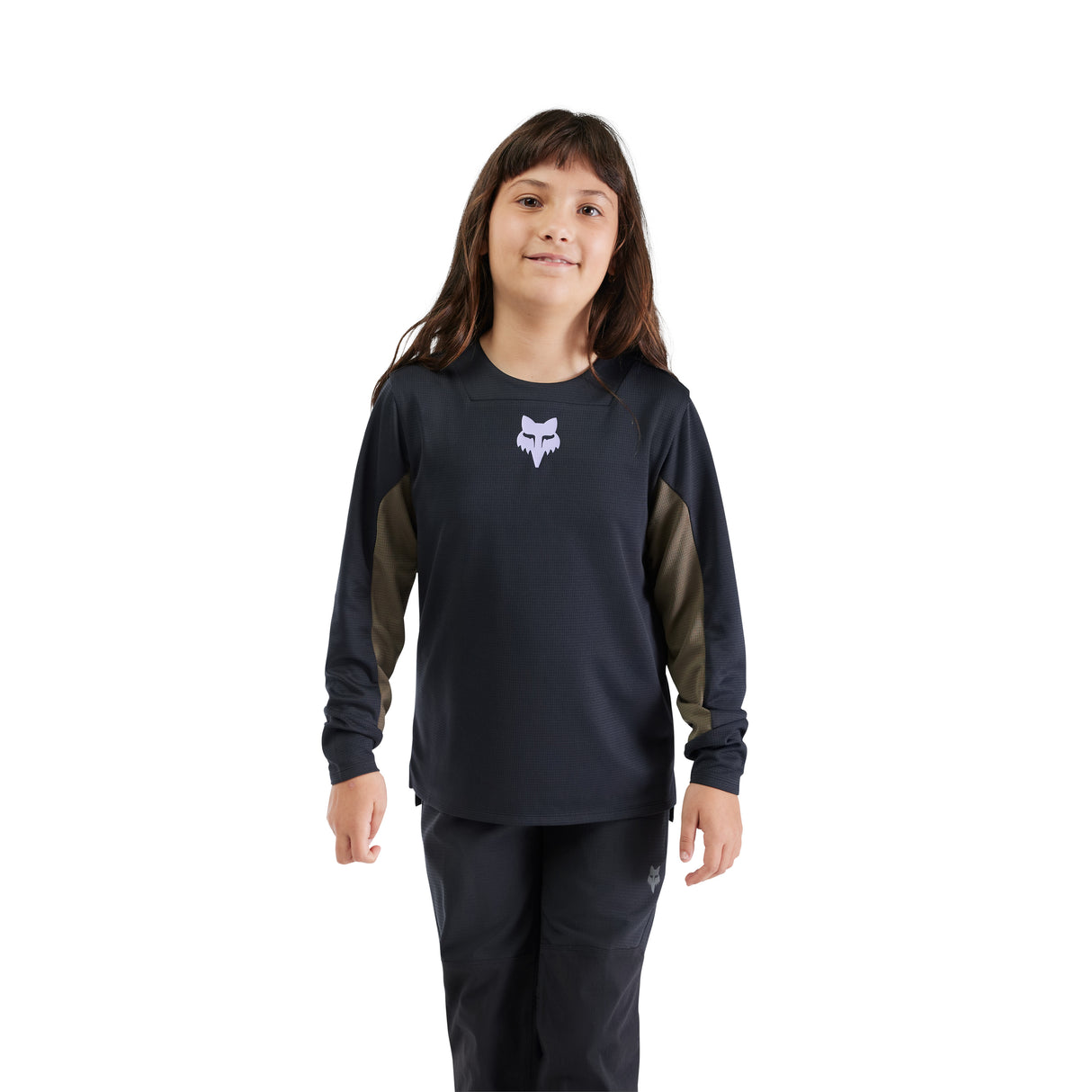 Fox Youth Defend Long Sleeve Jersey Park (2025)