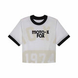 Fox Womens Circa 74 Ringer Tee (2025) in White