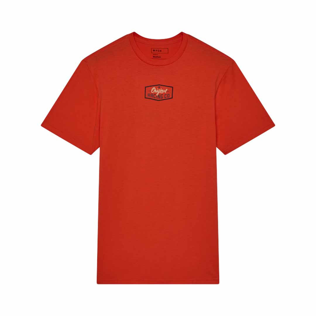 Fox Mens Original Premium Tee (2025) in Blood Orange