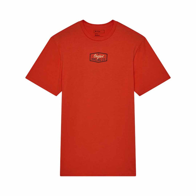 Fox Mens Original Premium Tee (2025) in Blood Orange