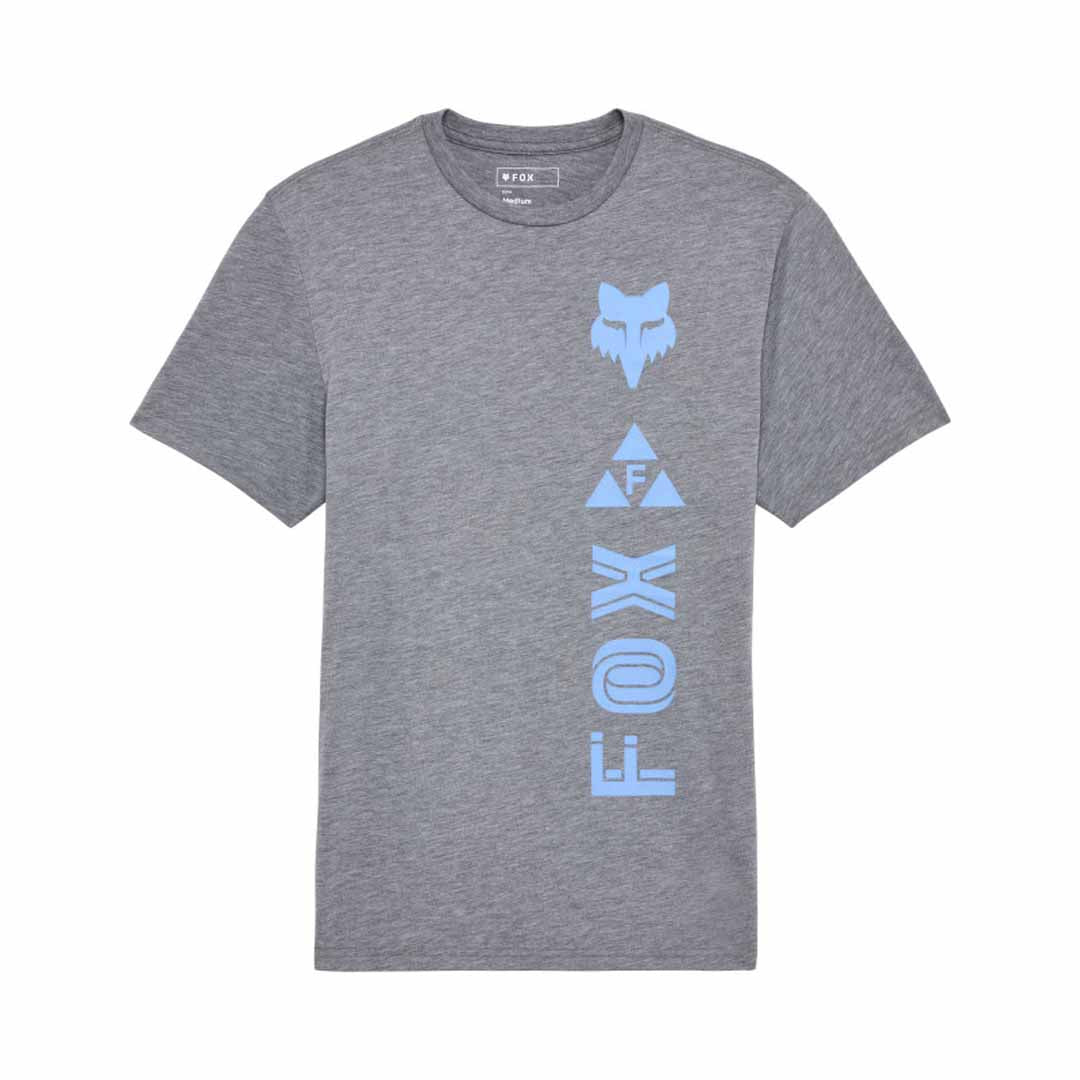 Fox Mens Glyph Tech Tee (2025) in Heather Graphite
