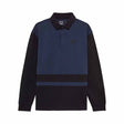 Fox Mens Circa 74 Oversized Long Sleeve Rugby Top (2025) in Midnight Blue