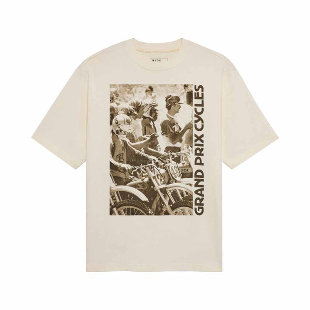 Fox Mens Circa 74 Oversized Tee (2025) in Off White