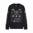 Fox Mens Image Cosmo Oversized Long Sleeve Tee (2025) in Black