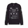 Fox Mens Image Cosmo Oversized Long Sleeve Tee (2025) in Black