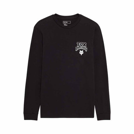Fox Mens Racewear Long Sleeve Premium Tee (2025) in Black