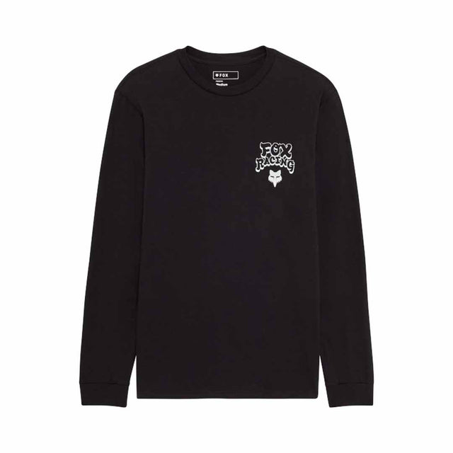 Fox Mens Racewear Long Sleeve Premium Tee (2025) in Black