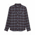 Fox Mens Survivalist Stretch Flannel Long Sleeve Shirt (2025) in Black