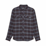 Fox Mens Survivalist Stretch Flannel Long Sleeve Shirt (2025) in Black