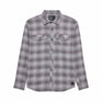 Fox Mens Survivalist Stretch Flannel Long Sleeve Shirt (2025) in Light Grey