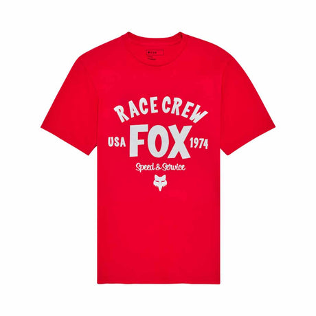 Fox Mens Slogan Premium Tee (2025) in Flame Red