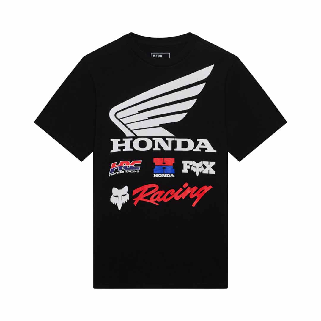 Fox Mens Honda 195 Original Tee (2026) in Black