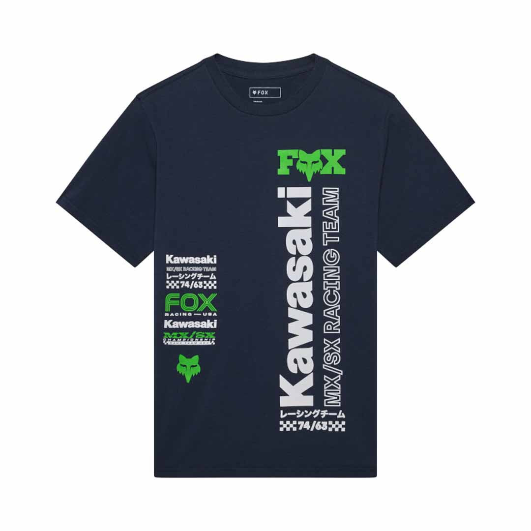 Fox Mens Kawi 195 Original Tee (2026) in Midnight Blue