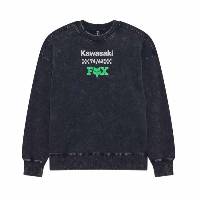 Fox Mens Kawi Heavyweight Fleece Crew (2026) in Midnight Blue