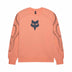Fox Mens Vision Fleece Crew (2026) in Peach