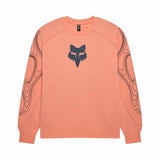 Fox Mens Vision Fleece Crew (2026) in Peach