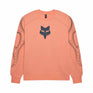 Fox Mens Vision Fleece Crew (2026) in Peach