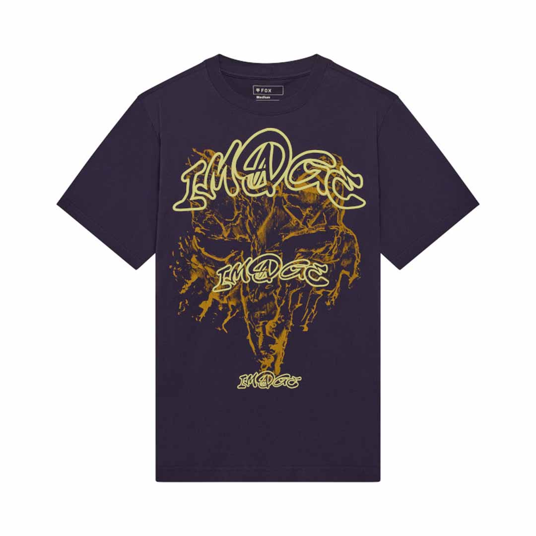Fox Womens Image Print Midweight Tee (2026) in Plum Perfect