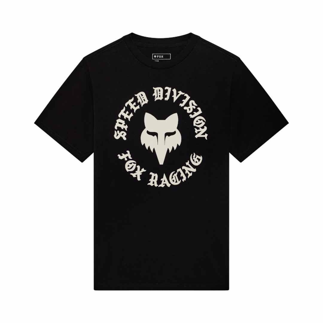 Fox Mens Badge 195 Original Tee (2026) in Black