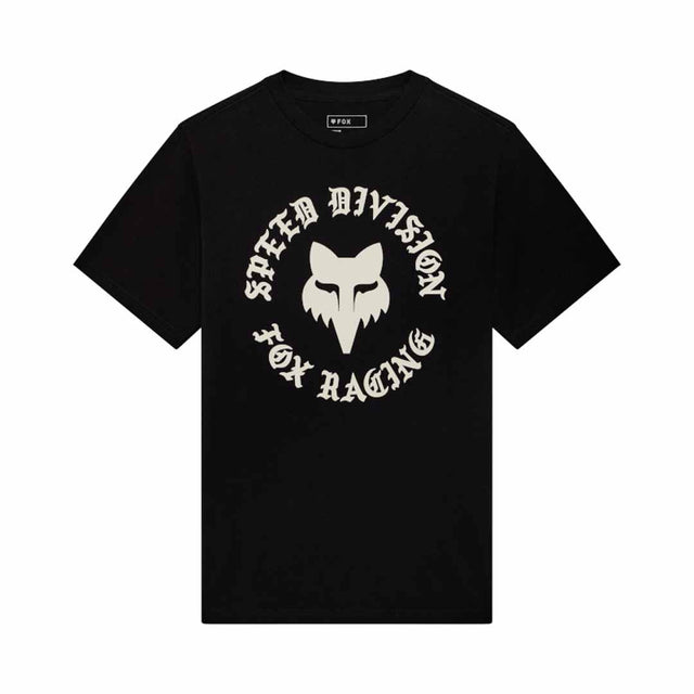 Fox Mens Badge 195 Original Tee (2026) in Black
