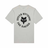 Fox Mens Badge 195 Original Tee (2026) in Light Grey