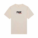 Fox Mens Checker 195 Original Tee (2026) in Off White