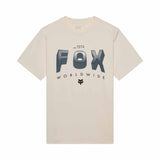 Fox Mens Block 195 Orig Tee (2026) in Off White