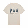 Fox Mens Block 195 Orig Tee (2026) in Off White