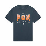 Fox Mens Block 195 Orig Tee (2026) in Deep Cobalt