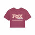Fox Womens Checker Baby Tee (2026) in Berry