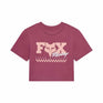 Fox Womens Checker Baby Tee (2026) in Berry