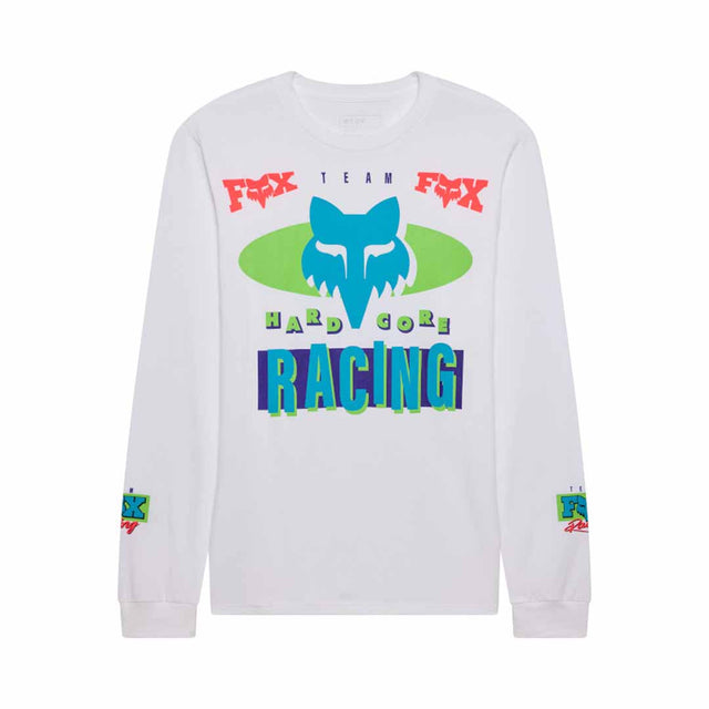 Fox Mens Hardcore 195 Original Long Sleeve Tee (2026) in White