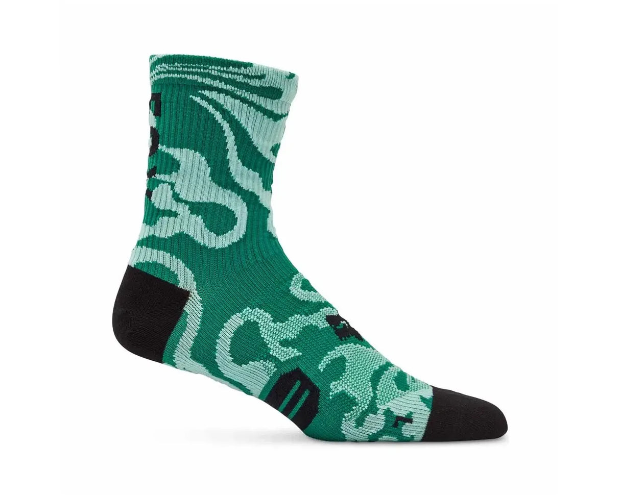 Fox 6" Ranger Socks Frequency green
