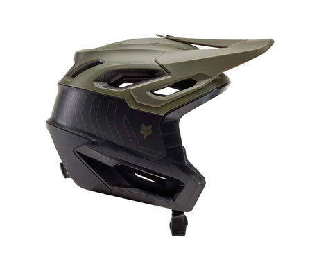 Fox Dropframe Pro Runn MTB Helmet (2024) olive green