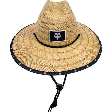 Fox Image Straw Hat front