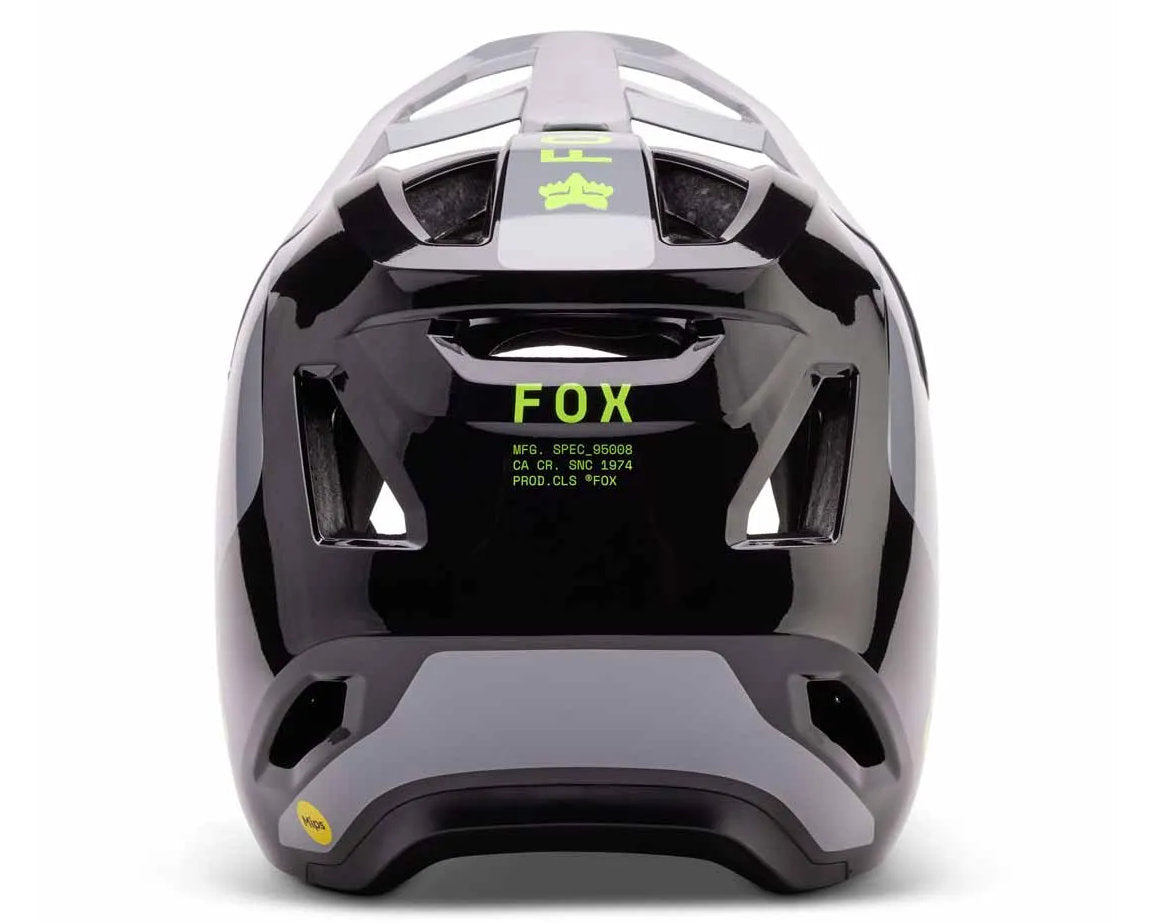 Fox Rampage Barge AS Full Face Helmet CloGry rear