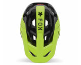 Fox Rampage Barge AS Full Face Helmet Yellow top