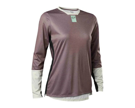 Fox Women's Defend Long Sleeve Jersey (2023) Plum