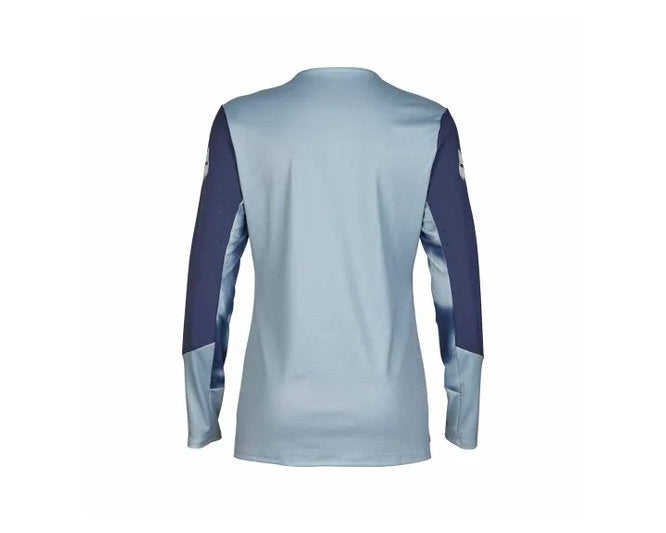 Fox Women's Defend Taunt MTB Long Sleeve Jersey (2024) gunmetal rear