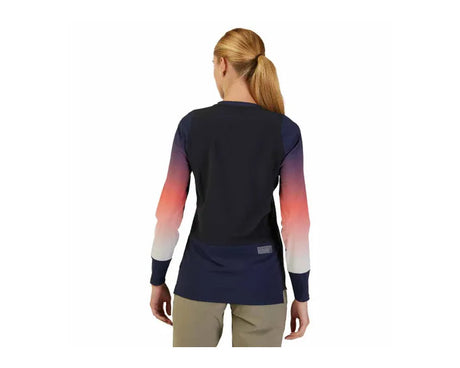 Fox Women's Defend Thermal Lunar Jersey (2023) rear